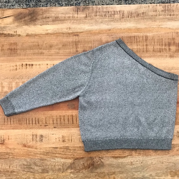 NWT RtA One Shoulder Metallic Sweater Size XS - Picture 2 of 12